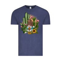Vintage Denim cactus gnomes Vintage Tee - JahusDesignShop