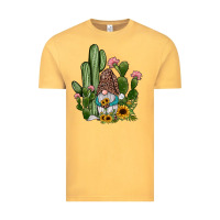 Vintage Mustard cactus gnomes Vintage Tee - JahusDesignShop