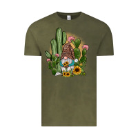 Vintage Olive cactus gnomes Vintage Tee - JahusDesignShop