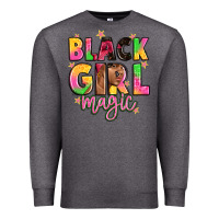 Charcoal Heather black girl magic Premium Sweatshirt - Artiststas