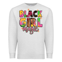 Oatmeal Heather black girl magic Premium Sweatshirt - Artiststas