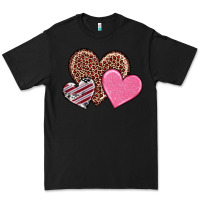 Black valentine's day hearts Premium Tee - RanaPortraitStore