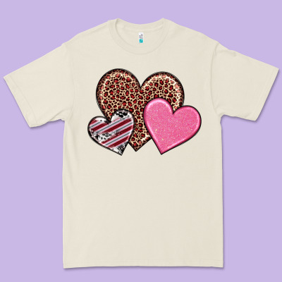 Premium Tee valentine's day hearts