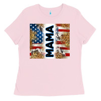 Bubblegum Pink American mama Ladies Tee - RanaPortraitStore