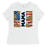 White American mama Ladies Tee - RanaPortraitStore