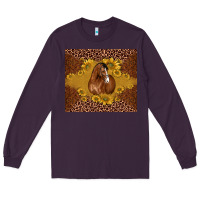 Plum horse Long Sleeve Tee - BarkalooDesign