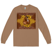 Toasted Coconut horse Long Sleeve Tee - BarkalooDesign