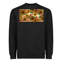 Black juneteenth sunflower's licence plate template Heavyweight Sweatshirt - Artiststas