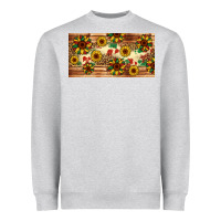 Heather Grey juneteenth sunflower's licence plate template Heavyweight Sweatshirt - Artiststas