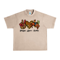 French Oak peace love rodeo Urban Heavy Tee - JahusDesignShop