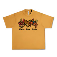 Peanut Butter peace love rodeo Urban Heavy Tee - JahusDesignShop