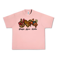 Salmon peace love rodeo Urban Heavy Tee - JahusDesignShop