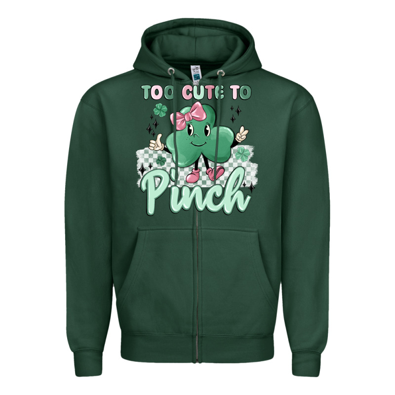 Too Cute To Pinch Zipper Hoodie by MaliasSmallBusiness | Teevron