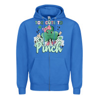 True Royal too cute to pinch Zipper Hoodie - MaliasSmallBusiness