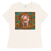 Bone baby pig Ladies Tee - RanaPortraitStore