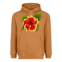 Meerkat Hawaiian Hibiscus Flower Heavyweight Hoodie - LillyAllenDesigns