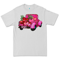 Dove Grey valentine's day heart cactus truck Premium Tee - RanaPortraitStore