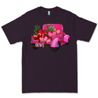 Plum valentine's day heart cactus truck Premium Tee - RanaPortraitStore