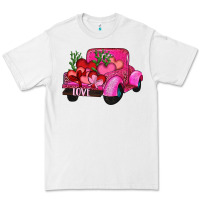 White valentine's day heart cactus truck Premium Tee - RanaPortraitStore