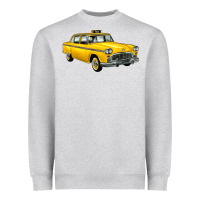 Heather Grey taxi cab Heavyweight Sweatshirt - Artiststas