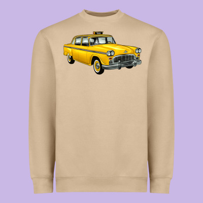 Taxi Cab Heavyweight Sweatshirt Designed By Artiststas