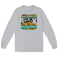 Moon Dust sunflower cowhide serape coaster Long Sleeve Tee - BarkalooDesign