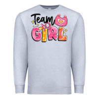 Heather Grey team girl Premium Sweatshirt - Artiststas