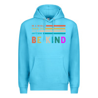 Ocean Blue Be Kind Premium Hoodie - Bettercallsaul