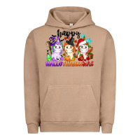 Pigment Burro happy hallothanksmas unicorn Urban Hoodie - CowGirlArtShop