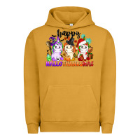 Pigment Peanut Butter happy hallothanksmas unicorn Urban Hoodie - CowGirlArtShop