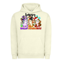 Pigment Pistachio happy hallothanksmas unicorn Urban Hoodie - CowGirlArtShop
