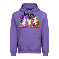 Tulip happy hallothanksmas unicorn Urban Hoodie - CowGirlArtShop