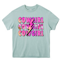 Arona cowgirl cowgirl lightning bolt Heavy Core Tee - Zillion Design Studio
