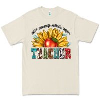 Bone teacher with sunflower Premium Tee - texasbilliewilder