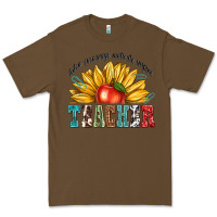 Cacao teacher with sunflower Premium Tee - texasbilliewilder