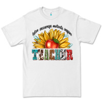 White teacher with sunflower Premium Tee - texasbilliewilder