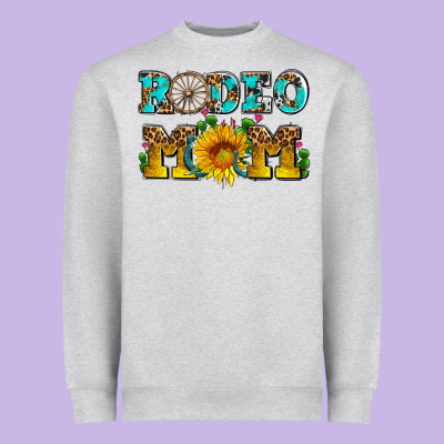 Rodeo Mom Heavyweight Sweatshirt Designed By Adodesignshop