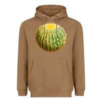 Toasted Coconut Golden Barrel Cactus Heavyweight Hoodie - LillyAllenDesigns