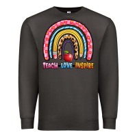 Smoke teach love inspire rainbow Premium Sweatshirt - Artiststas