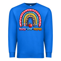 True Royal teach love inspire rainbow Premium Sweatshirt - Artiststas