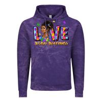 Cloud Purple love autism awareness Vintage Hoodie - JahusDesignShop