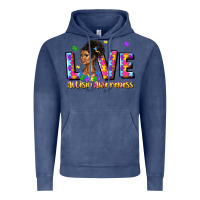 Vintage Denim love autism awareness Vintage Hoodie - JahusDesignShop