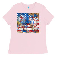 Bubblegum Pink American Ladies Tee - RanaPortraitStore