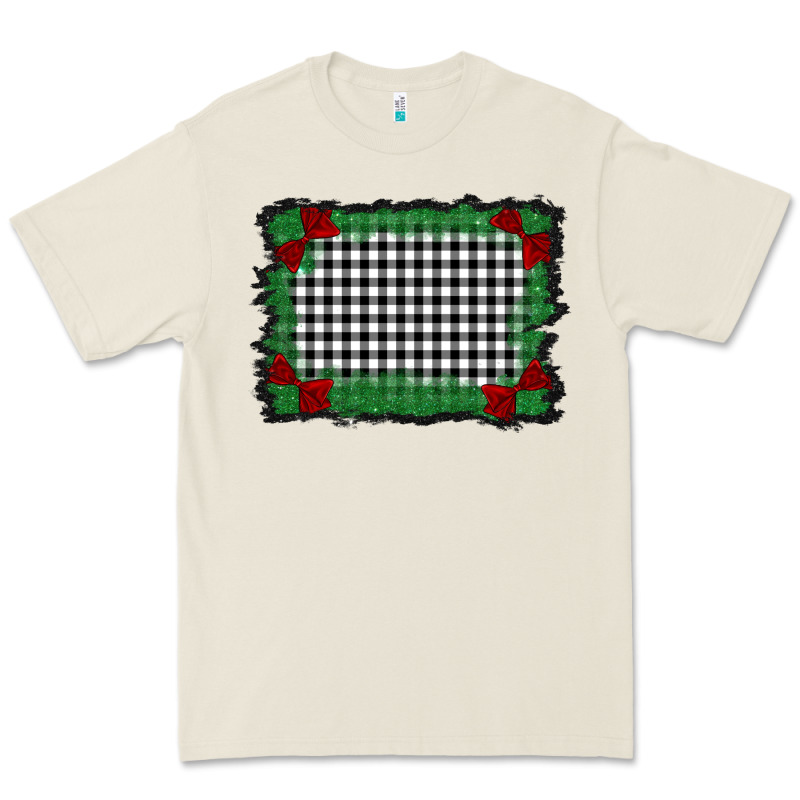 Christmas Black And White Background Premium Tee by BarkalooDesign | Teevron