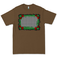 Cacao christmas black and white background Premium Tee - BarkalooDesign