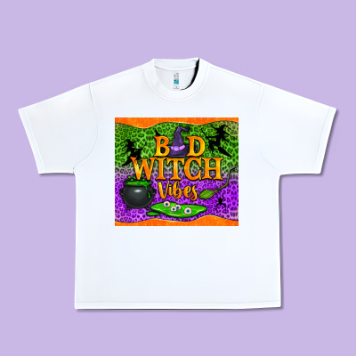 Bad Witch Vibes Tumbler Urban Heavy Tee Designed By Bundleandbundleshop