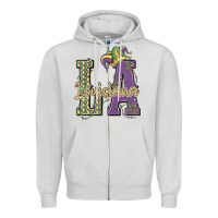Louisiana Mardi Gras Zipper Hoodie | Teevron