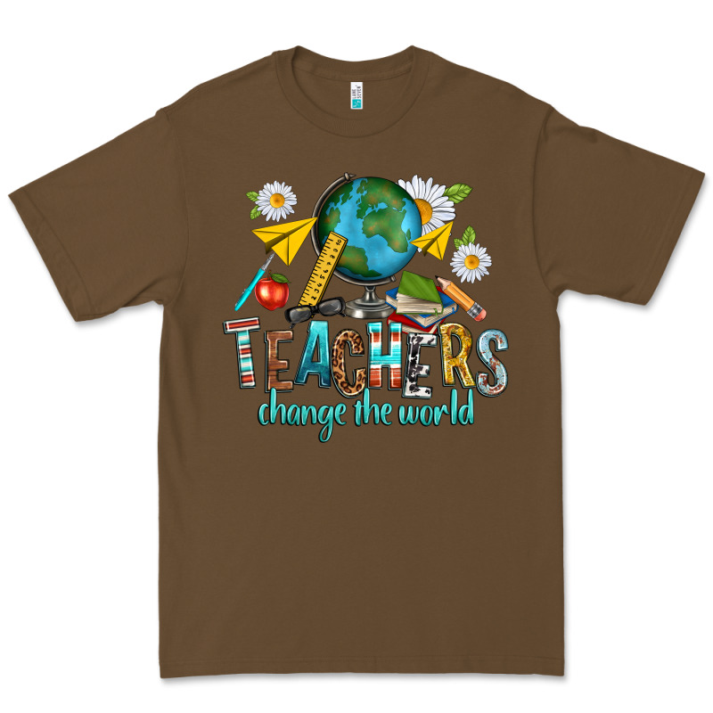 Teachers Change The World Premium Tee by texasbilliewilder | Teevron
