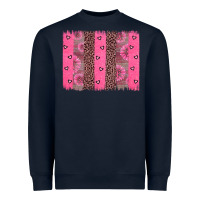 Navy ribbon brush stoke Heavyweight Sweatshirt - JahusDesignShop