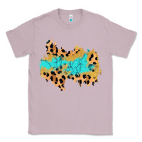 Lilac glitter leopard turquoise patch Classic Tee - AdoDesignShop